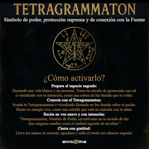 Pentacle de protection bague Tétragrammaton ajustable contre les énergies