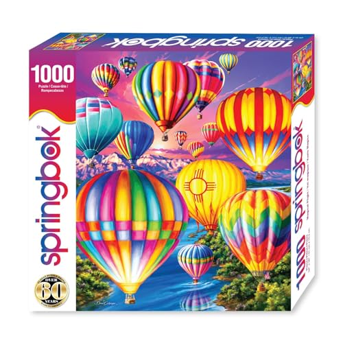 Puzzle Springbok Magical Flight 1000 piezas para adultos - Hermosos globos aerostáticos miniatura 2