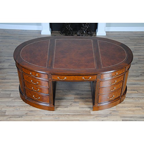 Burled Oval Office Desk Nof100 #TOP1