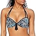 Produktbild Pour Moi Damen Bügel Bikinioberteil Barracuda Padded Halter Underwired Top, Blau (Black/blue Black/Blue), 75H (Herstellergröße: 34FF)