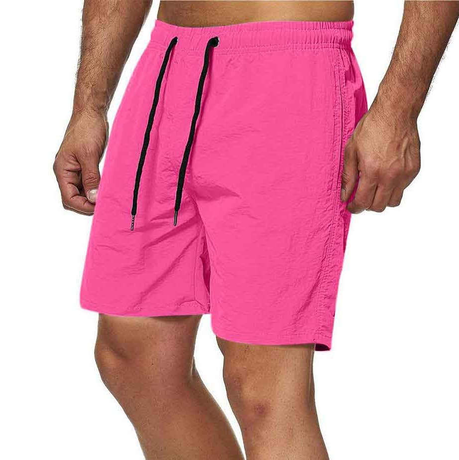 Summer Beach Shorts for Men Lightweight Quick Dry Athletic Workout Short Pant Elastic Waist Trunks with Pockets