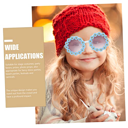 BESPORTBLE Cool Boys and Girls Sunglasses Bulk Pack Boy Girl Flower Decor Party Dress Sunglasses3