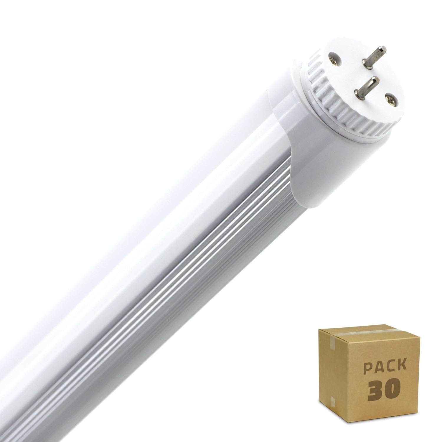 LEDKIA Tubo LED T8 G13 120 cm Aluminio Especial Carnicerías Conexión Un Lat | CasquilloG13,T8