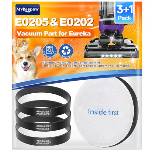 E0205 Vacuum Belt Part Compatible with Eureka PowerSpeed Lightweight Vacuum