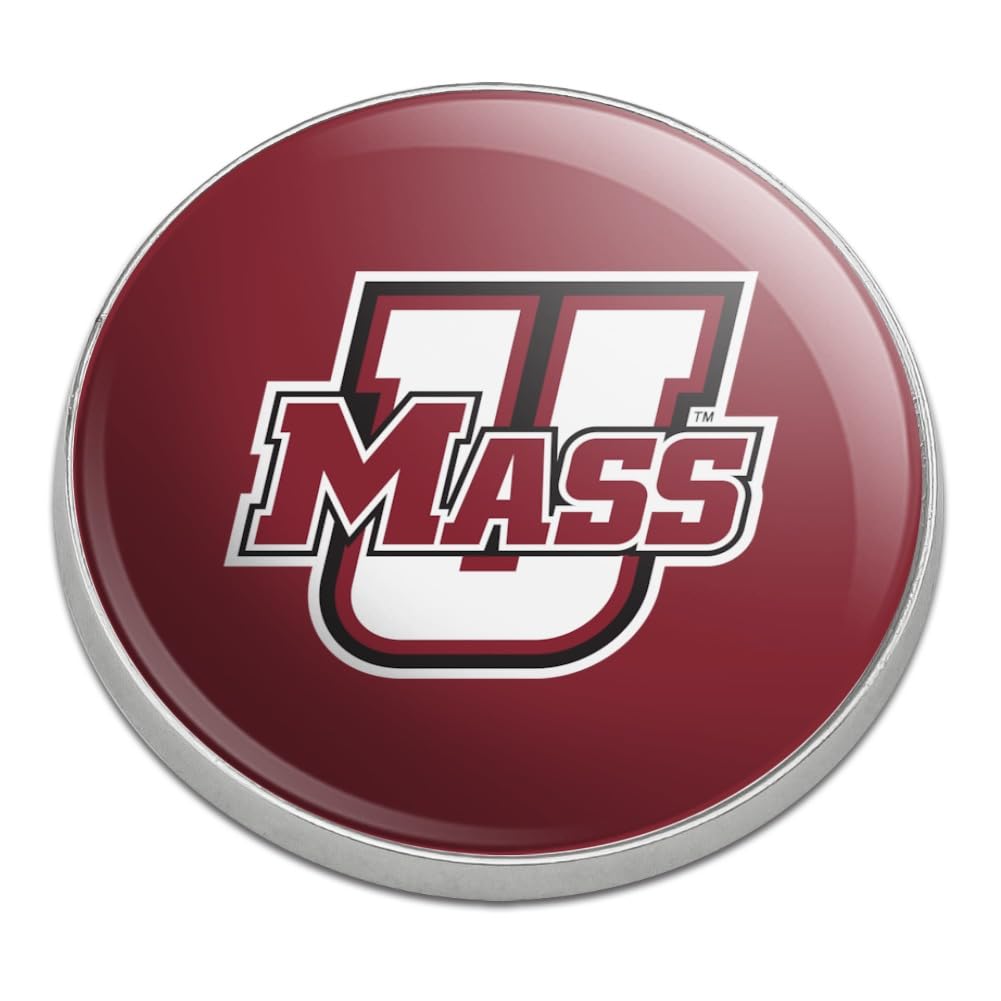 University of Massachusetts Primary Logo Golfing Premium Metal Golf Ball Marker