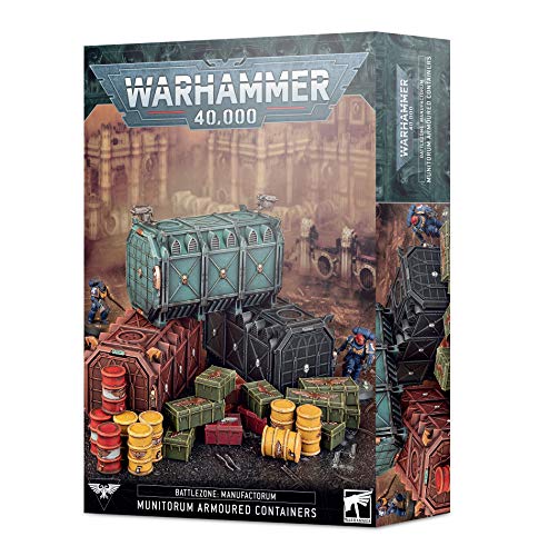 Games Workshop - Warhammer 40 000 - Battlezone: Manufactorum - Munitorum Armoured Containers Black