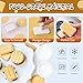 GROWTAIL 4pcs Cookie Cutters,Cookie Mold Press,Cookie Stamps Set, Pastry Molds for Kids Baking