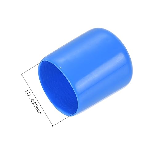 Miniatura 8 de uxcell 30 tapas redondas de goma de 1.181 in de vinilo de PVC gris, protectores de rosca de tornillo