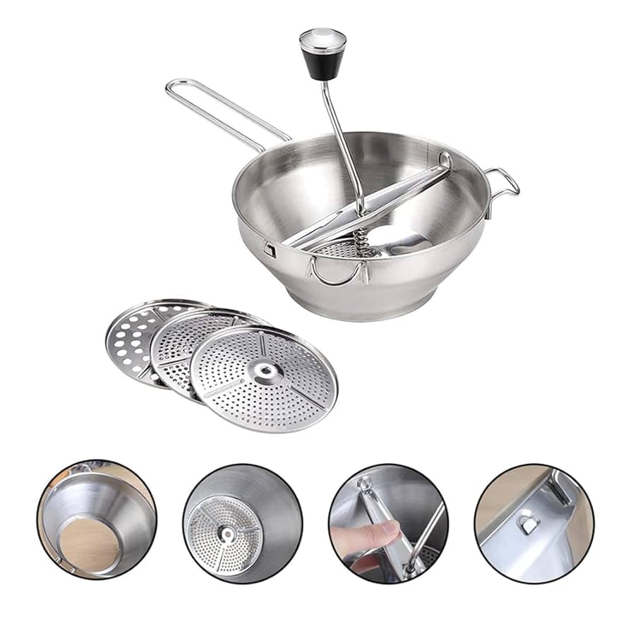 LT-スズメッキ　ムーラン　37㎝　M515　裏ごし器　フードミル Amazon｜手動 フードミル ムーラン 裏ごし器 裏ごし器 フード