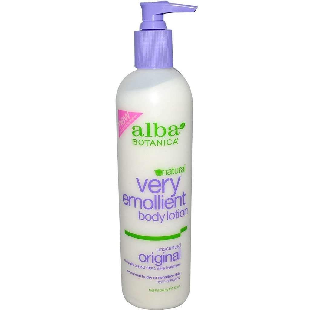 Alba Botanica Very Emollient Unscented Body Lotion 32 oz Pack of 9 9