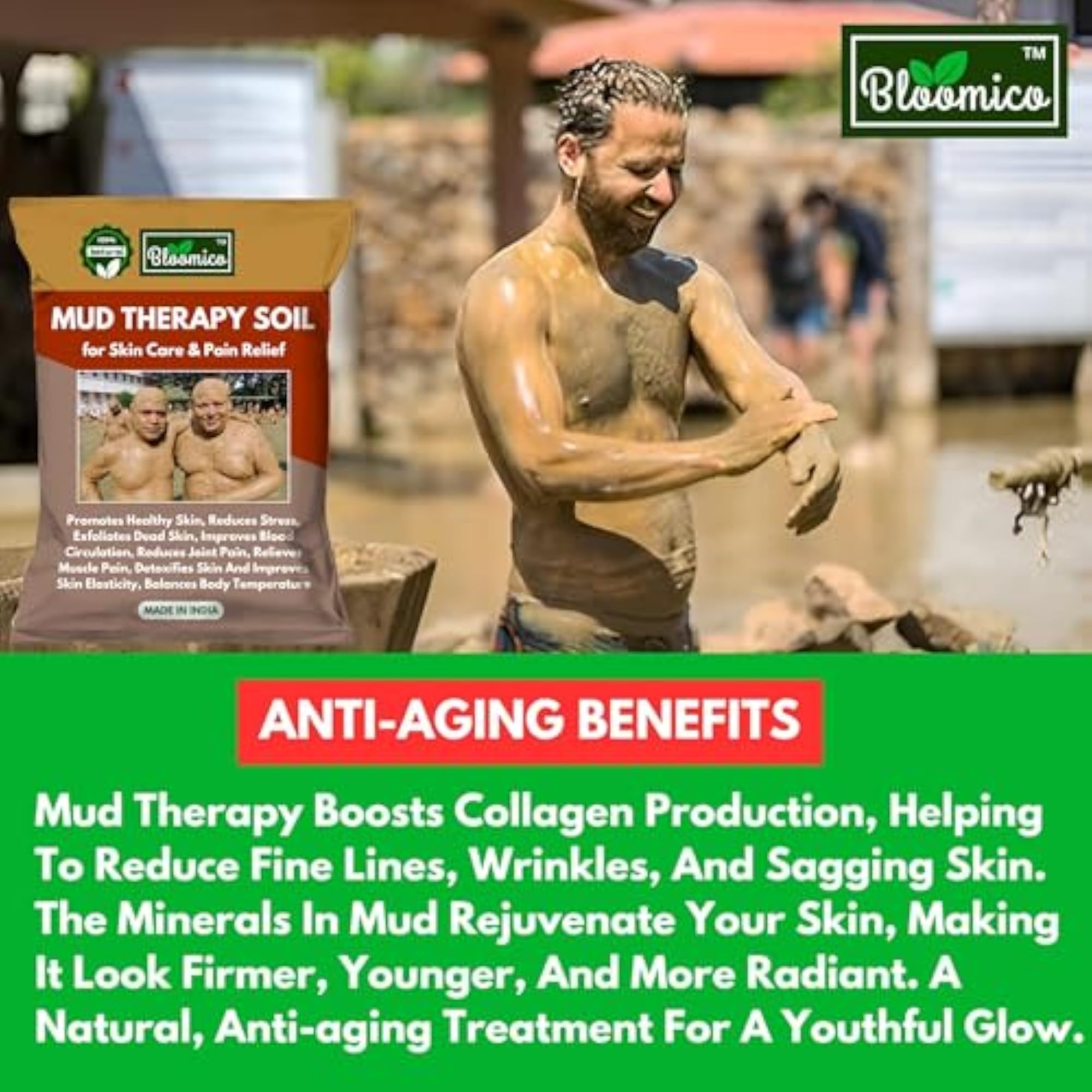 Mud Therapy Sand for Mud Baths & Skin Wellness - 10 kg