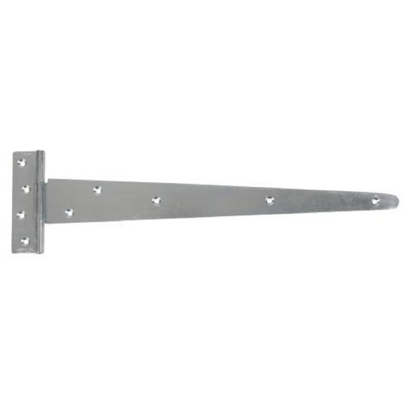 City Deco Centre 121 MEDIUM TEE HINGE (PAIR) For Heavier Duty use on Sheds and Garden Gates (15"/375mm, BZP)