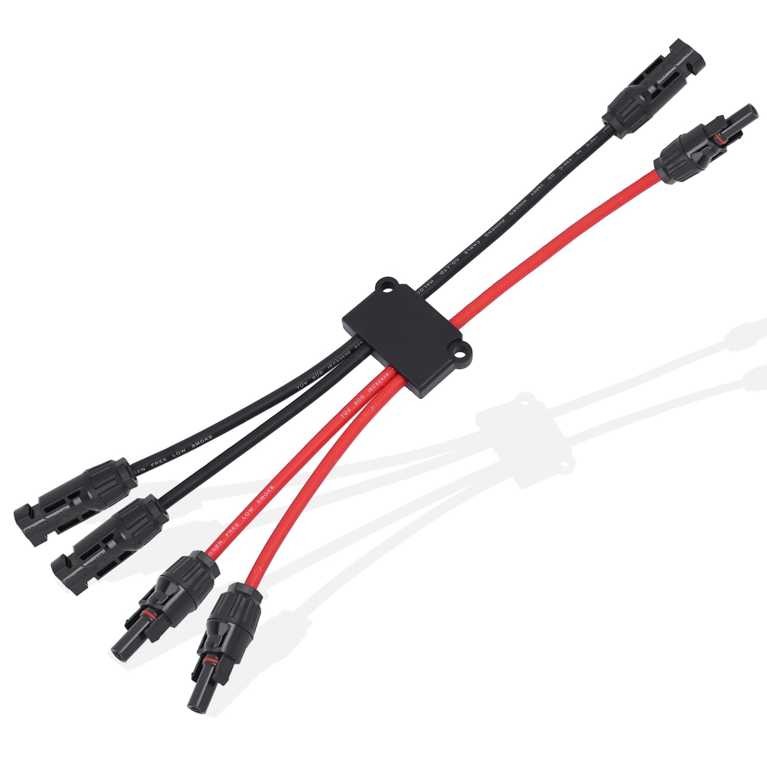 Photo 1 of IFYKIM Solar Parallel Connectors for 2 Solar Panels, Tool-Free MC4 Solar Cable Splitter, Y Branch Solar Panel Splitter, 2 to 4 Solar Parallel Adapter IP68 Waterproof (FMM/MFF)