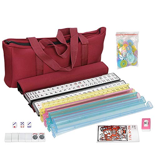 Set Completo de Mahjong Americano con 166 Fichas miniatura 3