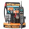 ANCEL Kit de probador de sonda de circuito de potencia automotriz PB500, buscador de interruptor eléctrico corto/abierto para automóvil de 12/24V, probador de relé de inyector de frecuencia de resistencia de diodo AC/DC, ciclo de trabajo, multímetro digital/ohmmetros