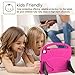 TIRIN Kids Case for iPad 7th Generation, iPad 10.2 2019 Case with Built-in Screen Protector, Light Weight Shockproof Durable Handle Stand Kids Case for New iPad 10.2 Inch 2019 Release - Rose