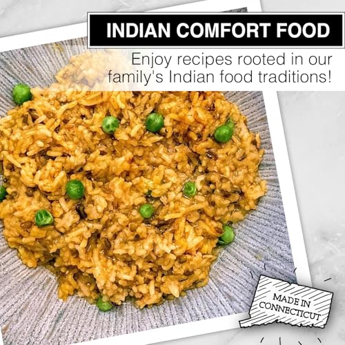 Image of Jain Family Foods - 4 Flavor Pack Authentic Indian Meal Kits, Family Size | Ayurvedic Spices + High Fiber | Zero Preservatives, Plant-Based, Woman-Owned | Easy Prep, Stove or Instant Pot