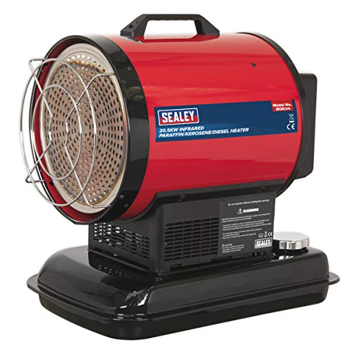 Sealey IR20 - Calentador infrarrojo de parafina, Queroseno/diésel, 20,5 kw, 230 V