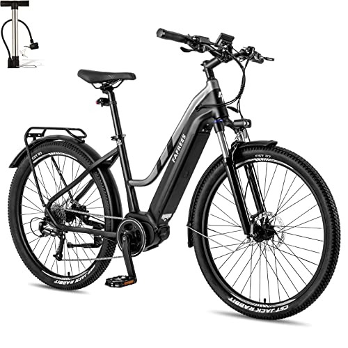 Fafrees FM8 E Bike Herren 70N.m Mittelmotor Ananda mit 14,5Ah Akku bis 120KM 150kg, [ Offiziell ] Elektrofahrrad E-Bike Damen 27,5 Zoll, Elektrische Fahrrad 250W Anfahrhilfe App