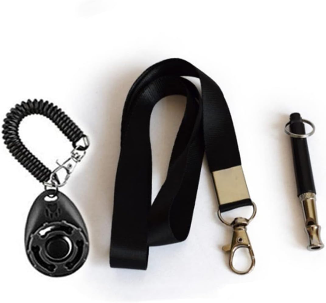 Abaodam 1set Practical Dog Training Tool Set Clicker Whistle and Leash Essential Training Accessories for Puppies and Dogs for Obedience and Behavior