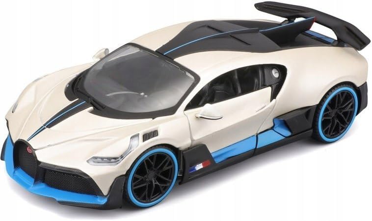 Maisto - Modelo a escala 124 compatible con Bugatti Divo Replica Deportivo Modelo 2018 (blanco mate)