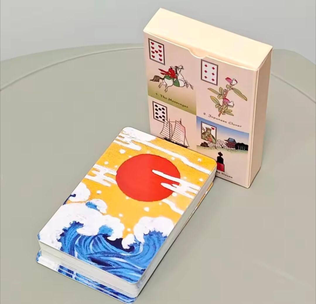 Amazon.co.jp: 浮世絵風ルノルマンカード, 36枚セット, 和風デザイン