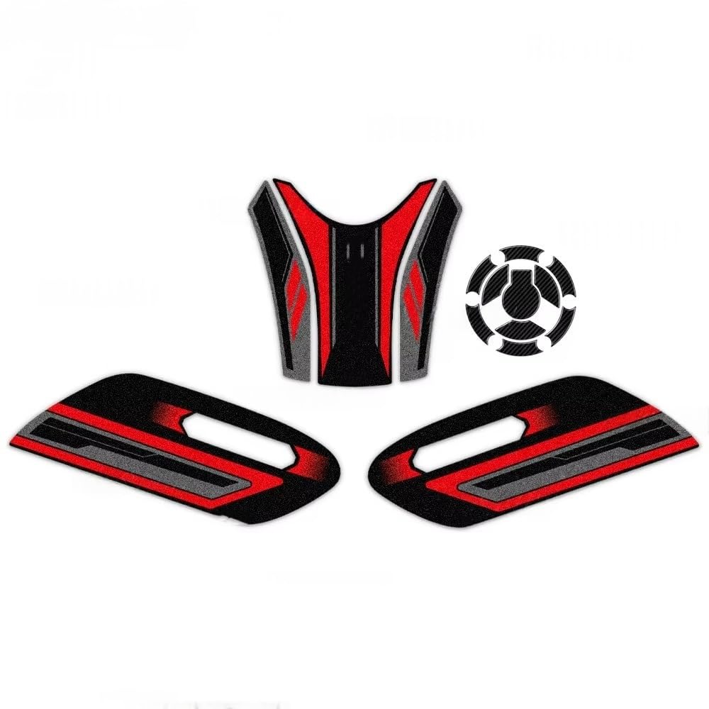 for Trident 660 Motorcycle Fuel Tank Sticker Pad Decal Oil Gas Cap Protector Tank Pad(Color2)