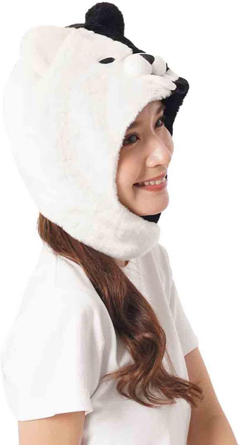 SAZAC Kigurumi Hat - Monokuma- Cozy Costume Beanie Cap - Adult Size - Image 5