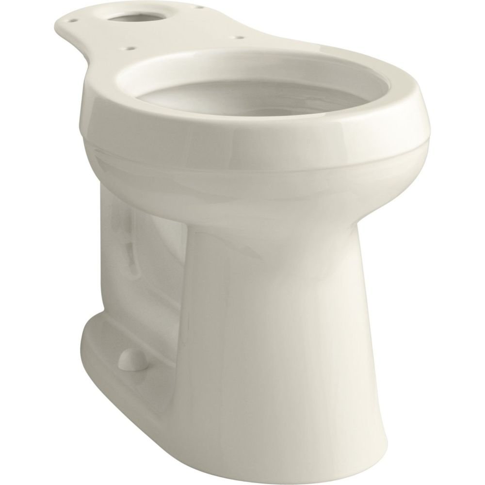 KOHLER K-4347-47 Cimarron Comfort Height Round-Front Toilet Bowl, Almond