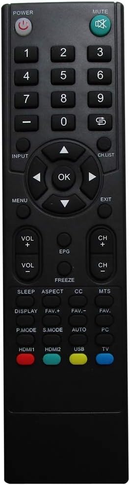HotsmtbangReplacement Remote Control Compatible for RCA LED32B30RQD 22LA45RQD LED24C45RQD 32LB30RQD 26LARQD 19LB30RQD LCD LED TV