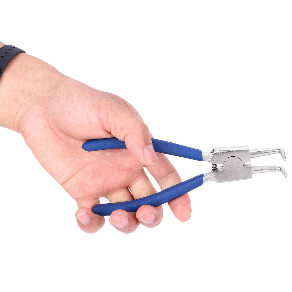 Kit de alicates para herramientas,Precisión Cortador Alicates,Con Resorte de Reinicio Lnterno,Juego de alicates manuales de 7 pulgadas y 4 piezas Azul