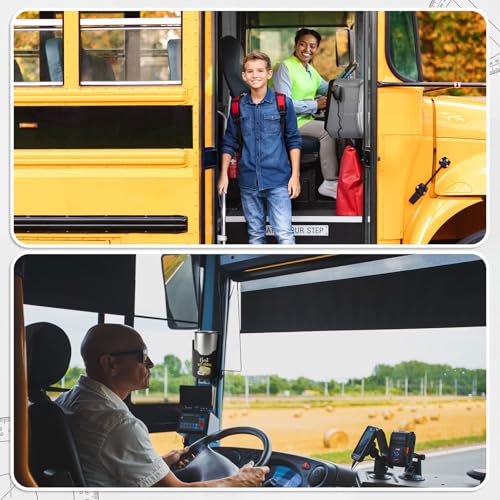 Portavasos magnético para conductor de bus escolar miniatura 4