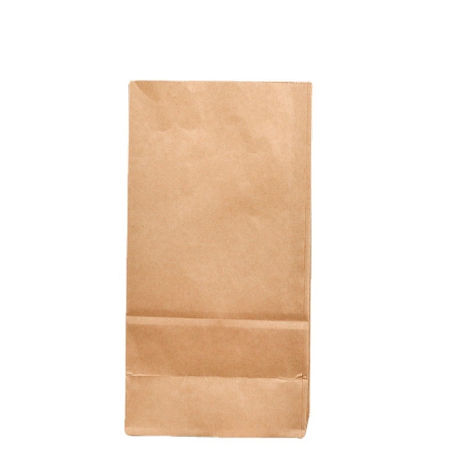 Paper Lunch Bags 100PCS Kraft Paper Food Gift Bags For Cookies,Candies,Bread&Snacks Baking Takeout Packaging(27x15x9cm)