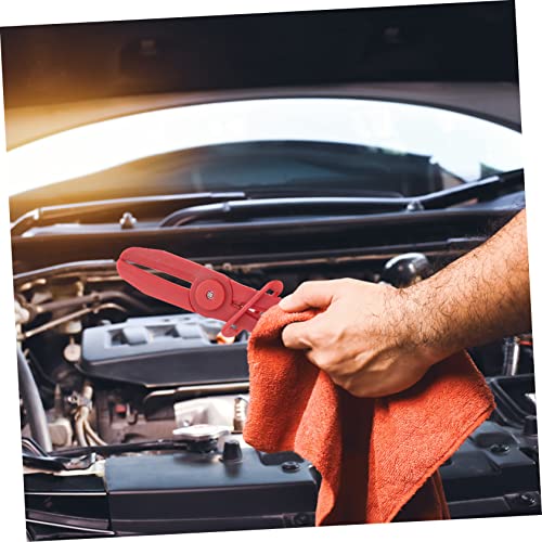 Alicates para abrazaderas de mangueras de coche con mango rojo para mantenimiento 4