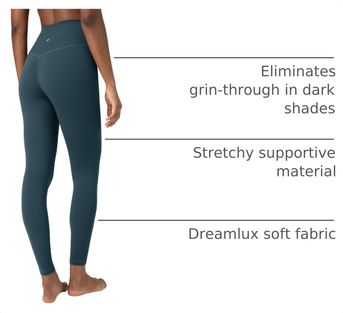 Colorfulkoala Dreamlux Workout Leggings for Women 25" / 28" Inseam image 4