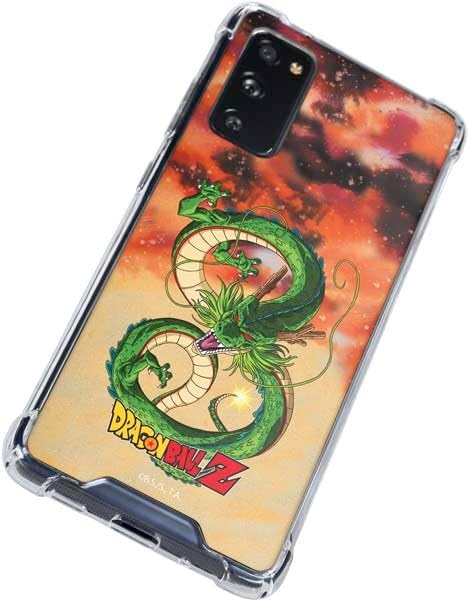 Skinit Clear Phone Case Compatible with Galaxy S20 FE - Officially Licensed Dragon Ball Z One Wish Shenron Design
