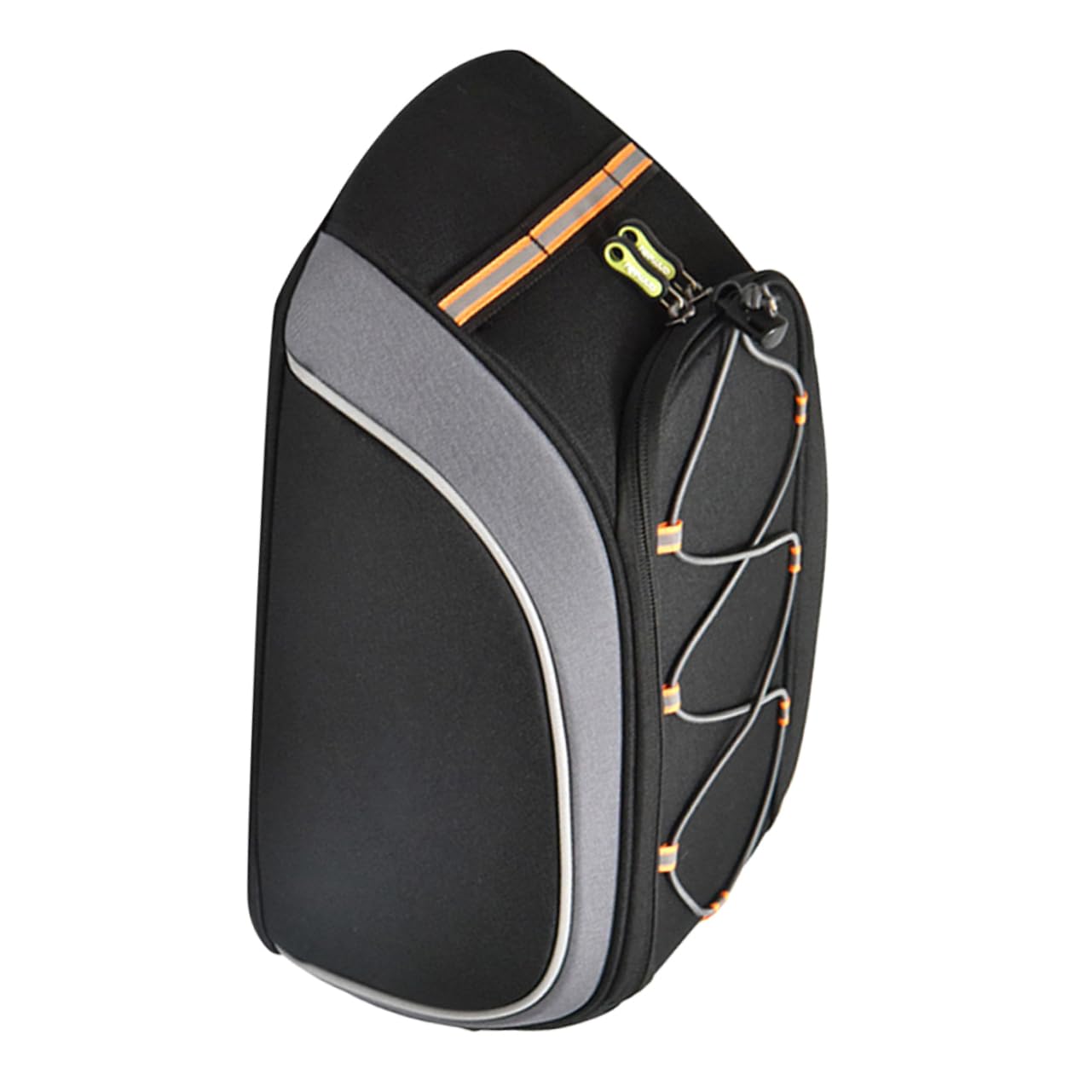 POPETPOP 1Pc Backseat Bag for Bikes Large Capacity Multifunctional Container with Double Zippers Durable Design for Cycling Enthusiasts for Rear Rack Storage