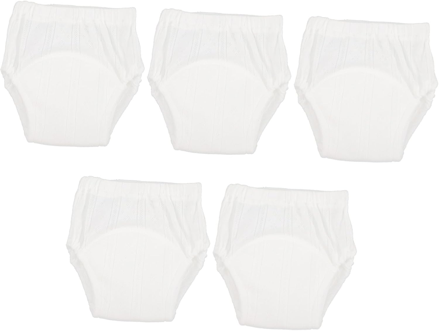 BESPORTBLE 5pcs Cotton Training Pants Washable Underwear for Potty Training Comfortable Elastic Waistband Absorbent Design for Boys