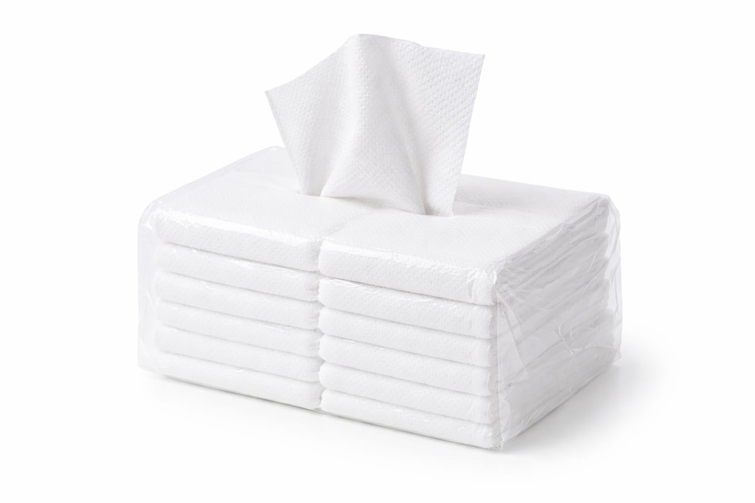Small Size White Disposable Non Woven Face and Body Towel Pack of 10 I Single Use Disposable Towels for Travel, Spa, Salon, Facial Cleaning & Multipurpose Disposable Towel-image-0
