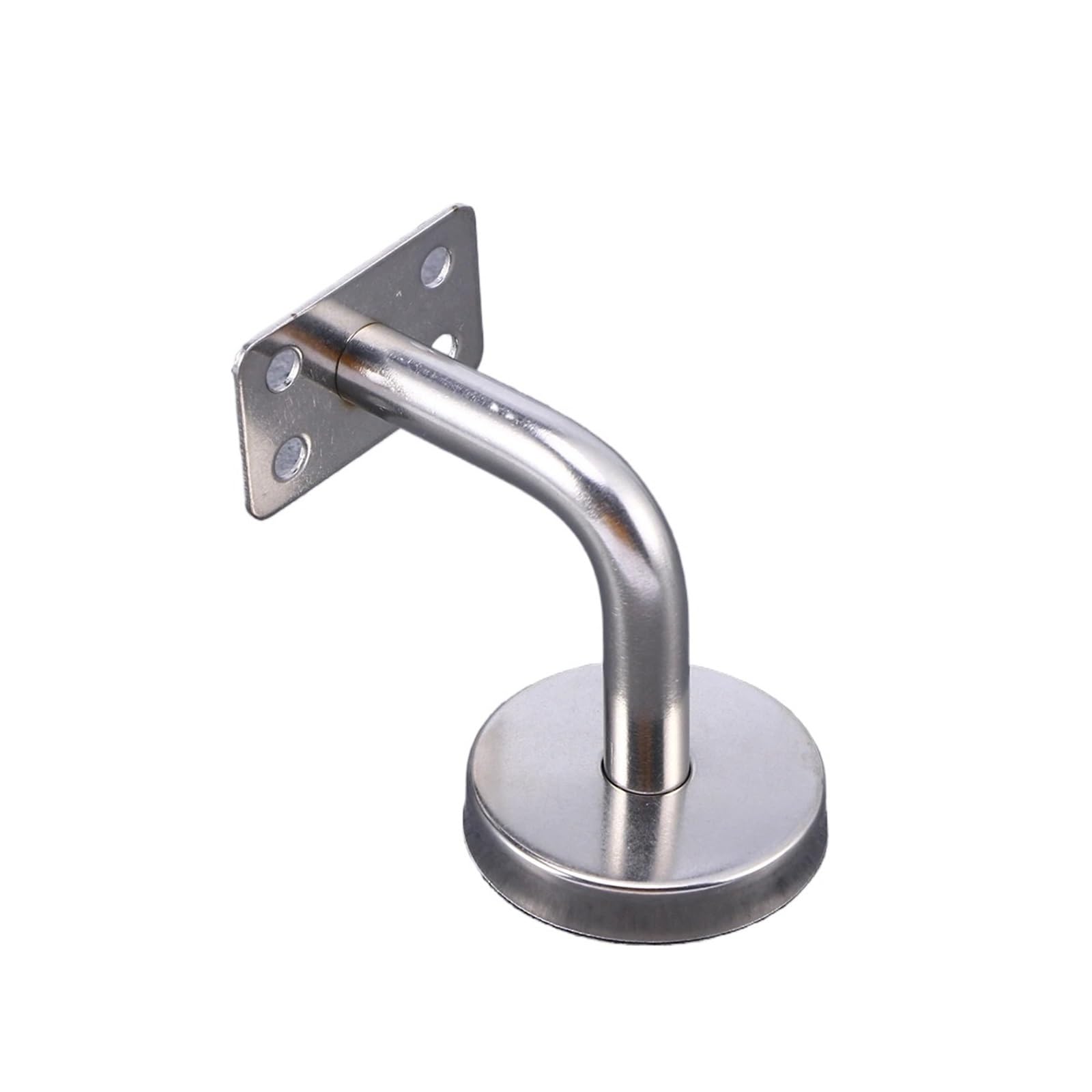 VAYEODEYU Stainless Steel Handrail Brackets Silver 3 Pcs 6x6x5 cm for Stair