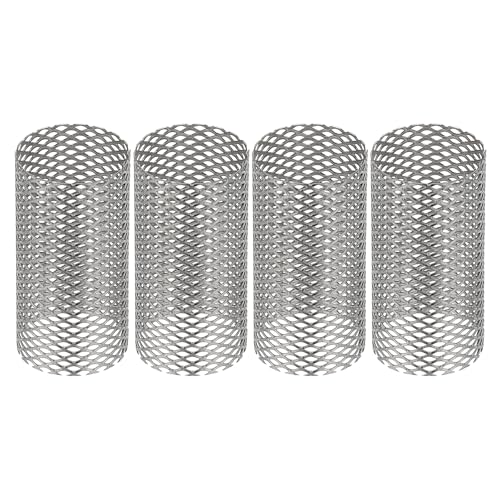 Image of PATIKIL 4 Pcs 18mm OD Strainer Mesh, 35mm H Screen Y Shaped Strainer Filter Valve Mesh Screen 304 Stainless Steel Strainer Mesh for Debris Pump Water Oil Separation