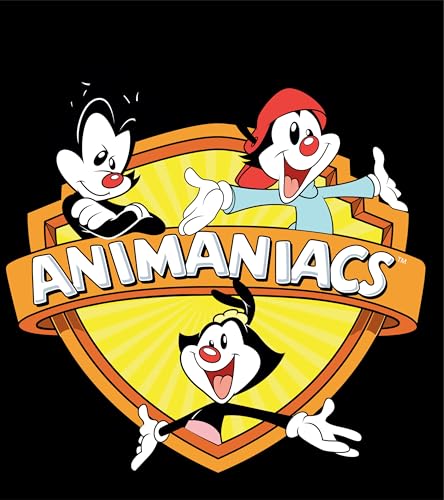 Bioworld Animaniacs Logo Men's Black Sleep Pajama Shorts2