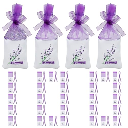 100 bolsas de saco de gasa para lavanda miniatura 1