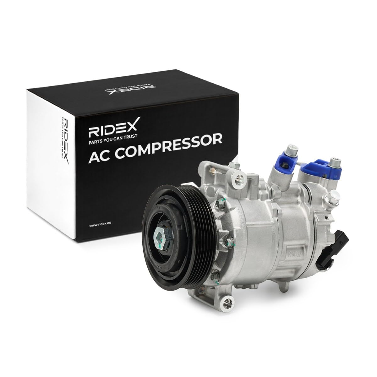 RIDEX 447K0641 Compressore aria condizionata con olio compressore-PAG Compatibilità con VW Polo Hatchback 6R1, 6C1
