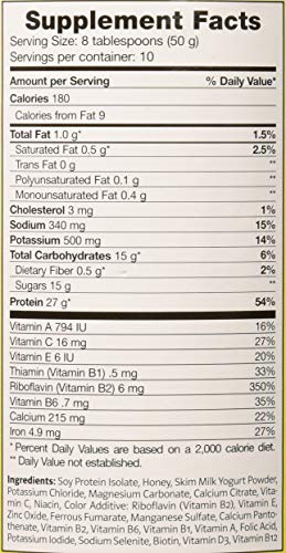 Almased Meal Replacement Shake - Plant Based Protein Powder for Weight Loss - Gluten-free, Non-GMO 17.6 oz (3 Pack)