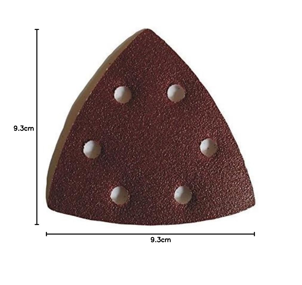 Lot De Feuilles Abrasives Delta / Disques Papier De Verre Triuso - Pour Ponceuse Triangulaire