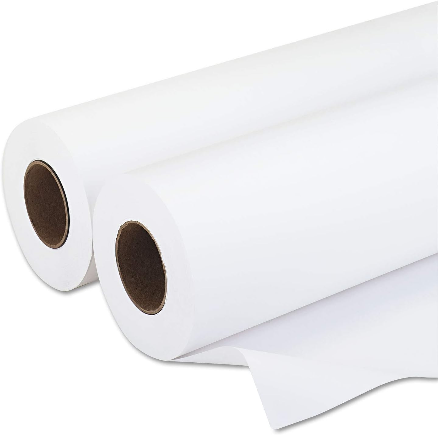 PM Company 9136 Amerigo Wide-Format Paper, 20 Lbs., 3 inch Core, 36 inch x500 Ft, White, 2/carton