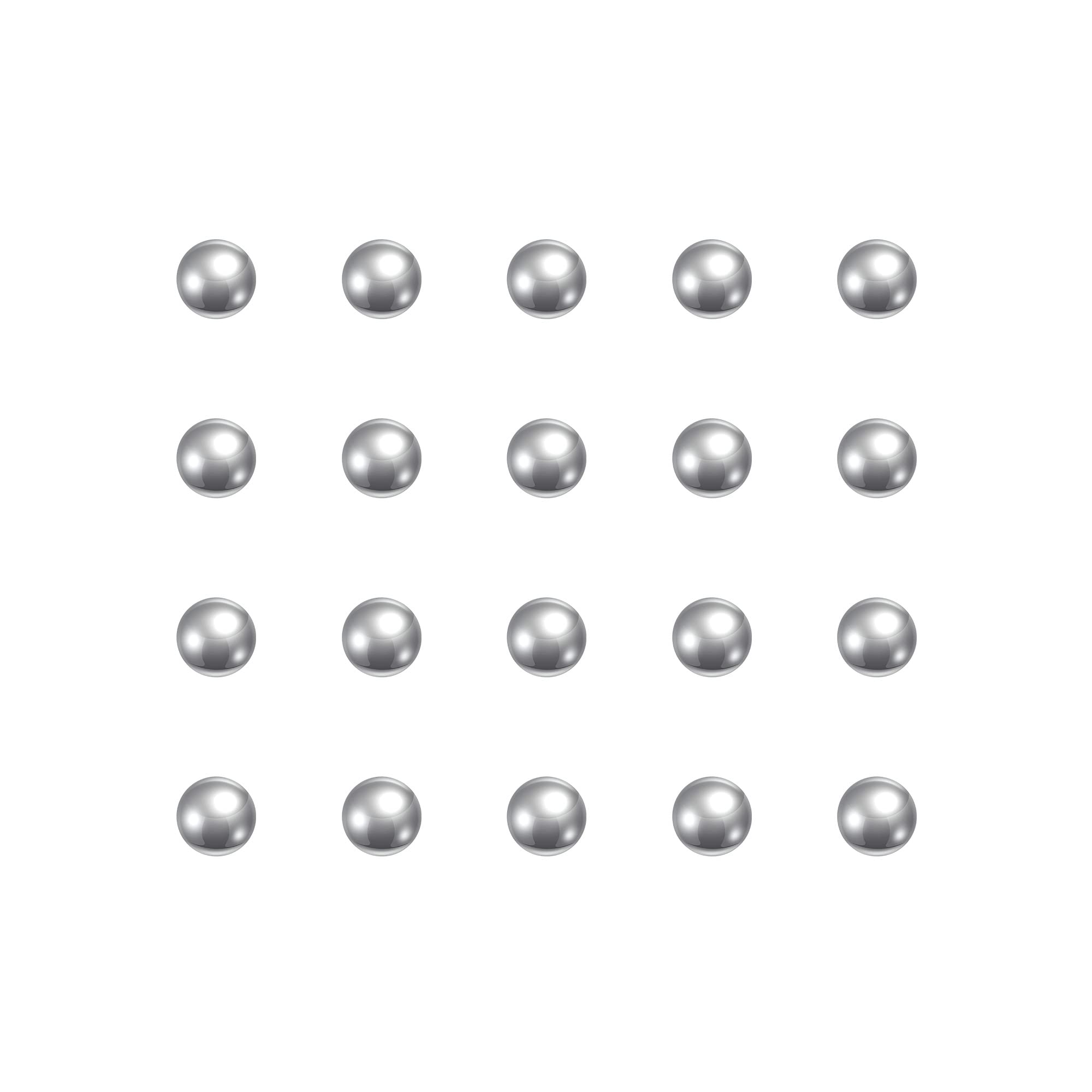 440C Stainless Steel Bearing Balls - G25 Precision -10