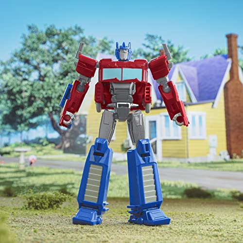 Transformers Toys Earthspark Warrior Class Optimus Prime Action Figure, 5-Inch, Robot Toys For Kids Ages 6 And Up #TOP3