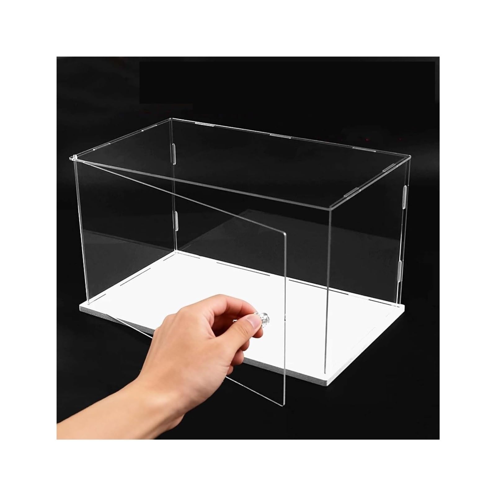 Acrylic Display Box, Acrylic Display Box For Collectibles With Front Door Multiple Sizes(40x40x40cm(16x16x16in))